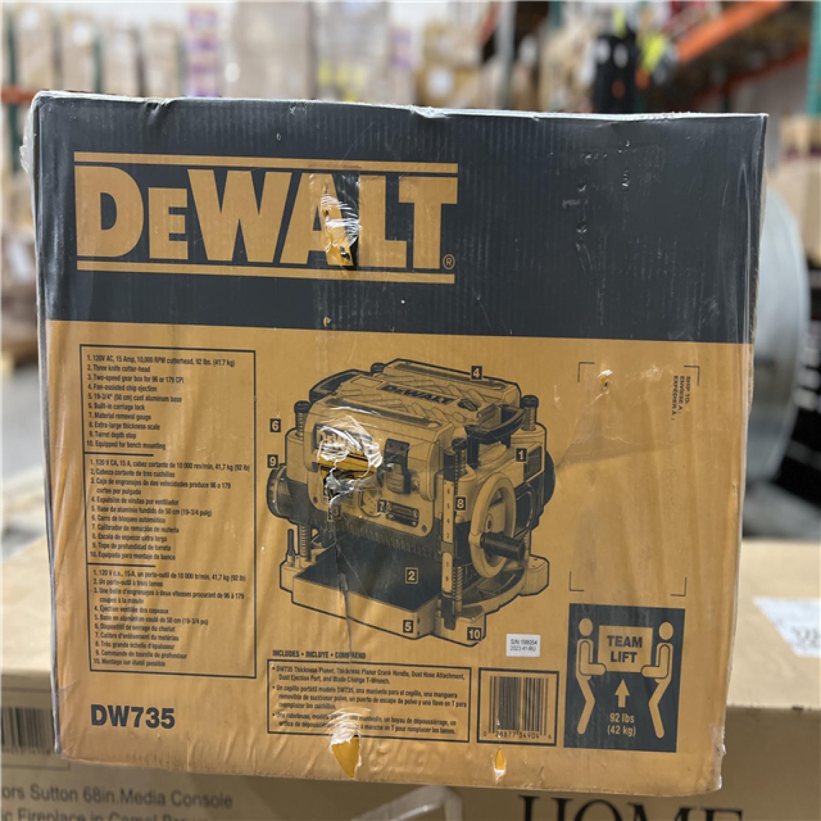 DALLAS LOCATION - DEWALT 15 Amp Corded 13 in. Planer