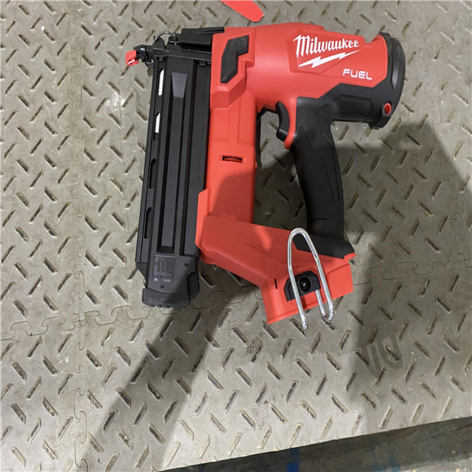 Houston location AS-IS Milwaukee M18 Fuel 18V Brushless 18-Gauge Brad Nailer 2746-20 (Bare Tool)