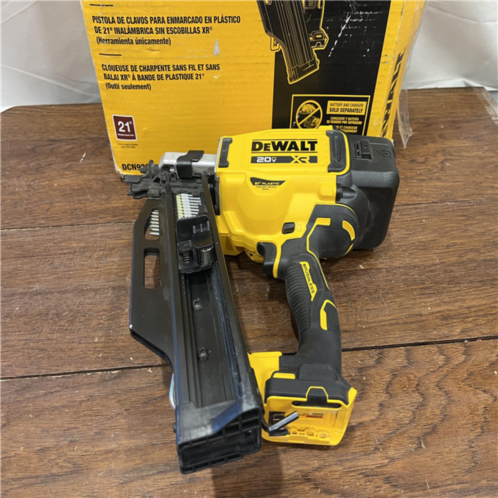 AS-ISDEWALT 20-Volt 21Â° Cordless Framing Nailer (Tool-Only)