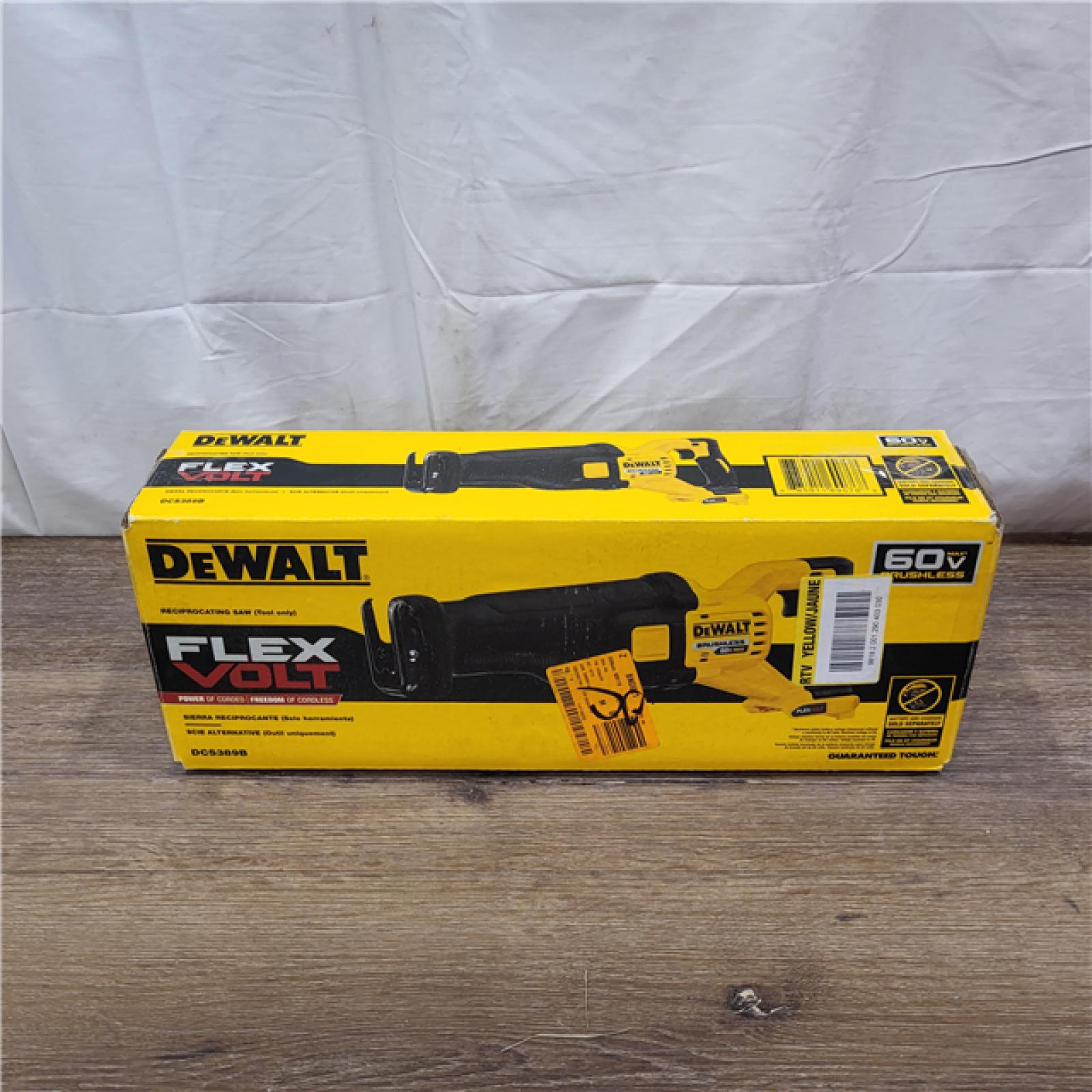 AS-IS DeWalt DCS389B FLEXVOLT 60V MAX Cordless Brushless Reciprocating Saw (Tool-Only)