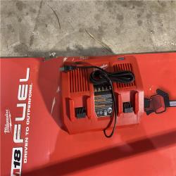 HOUSTON LOCATION - AS-IS Milwaukee M18 FUEL 18V Brushless Cordless 17 in. Dual Battery Straight Shaft String Trimmer Kit