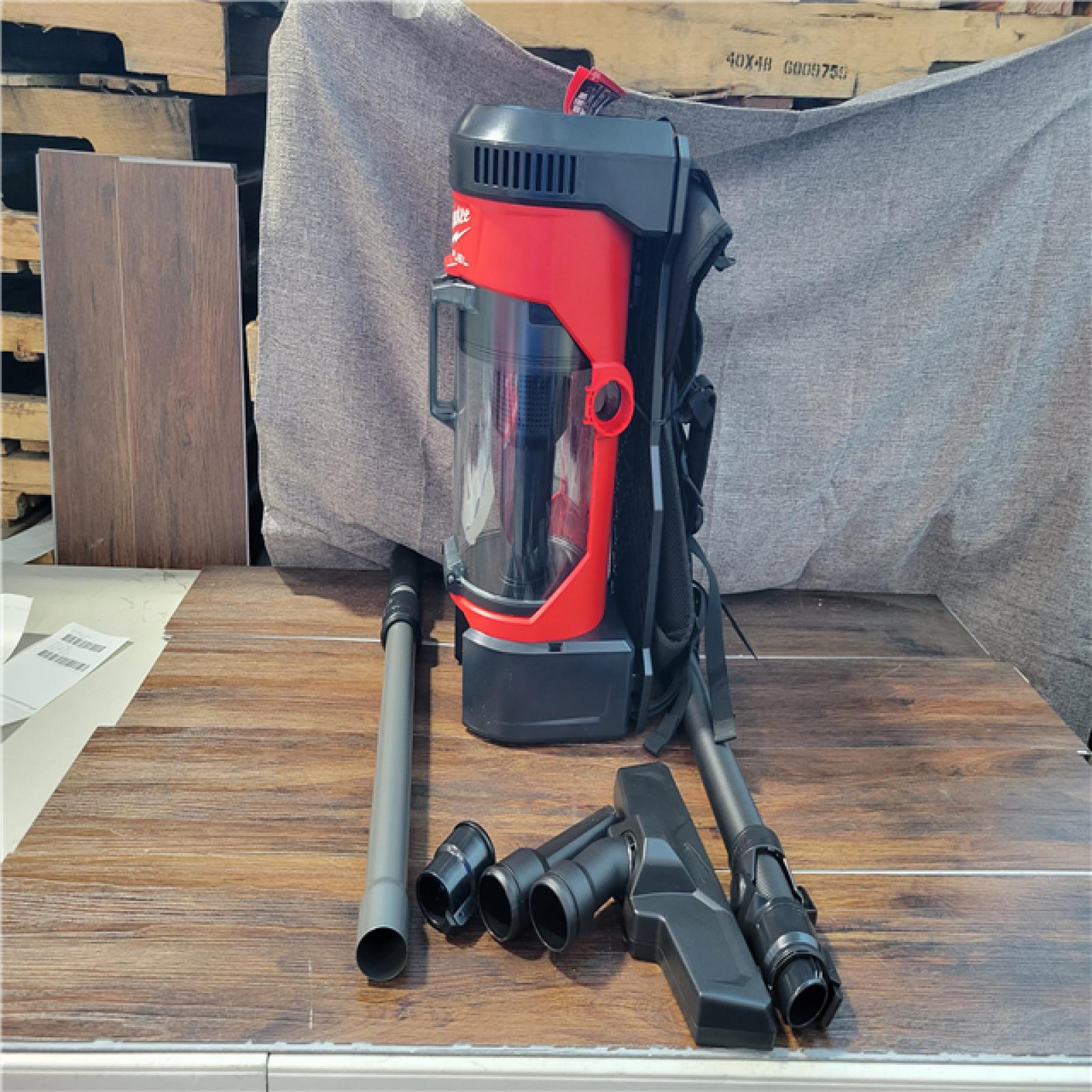 CALIFORNIA NEW MILWAUKEE M18 3-IN-1 BACKPACK VACUUM(BATTERY AND CHARGER NOT INCLUDED)