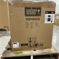 DALLAS LOCATION -NEW!-Weber Genesis E-325s 3-Burner Liquid Propane Gas Grill in Black with Built-In Thermometer