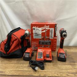 AS IS Milwaukee M18 Compact Brushless 2-Tool Combo Kit