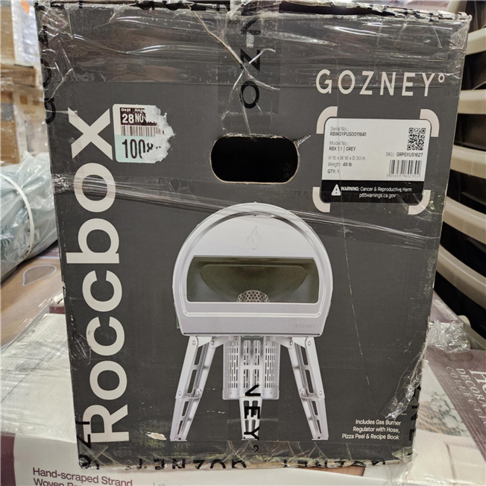 Phoenix Location GOZNEY Roccbox Propane Outdoor Portable Pizza Oven 12 in. Grey