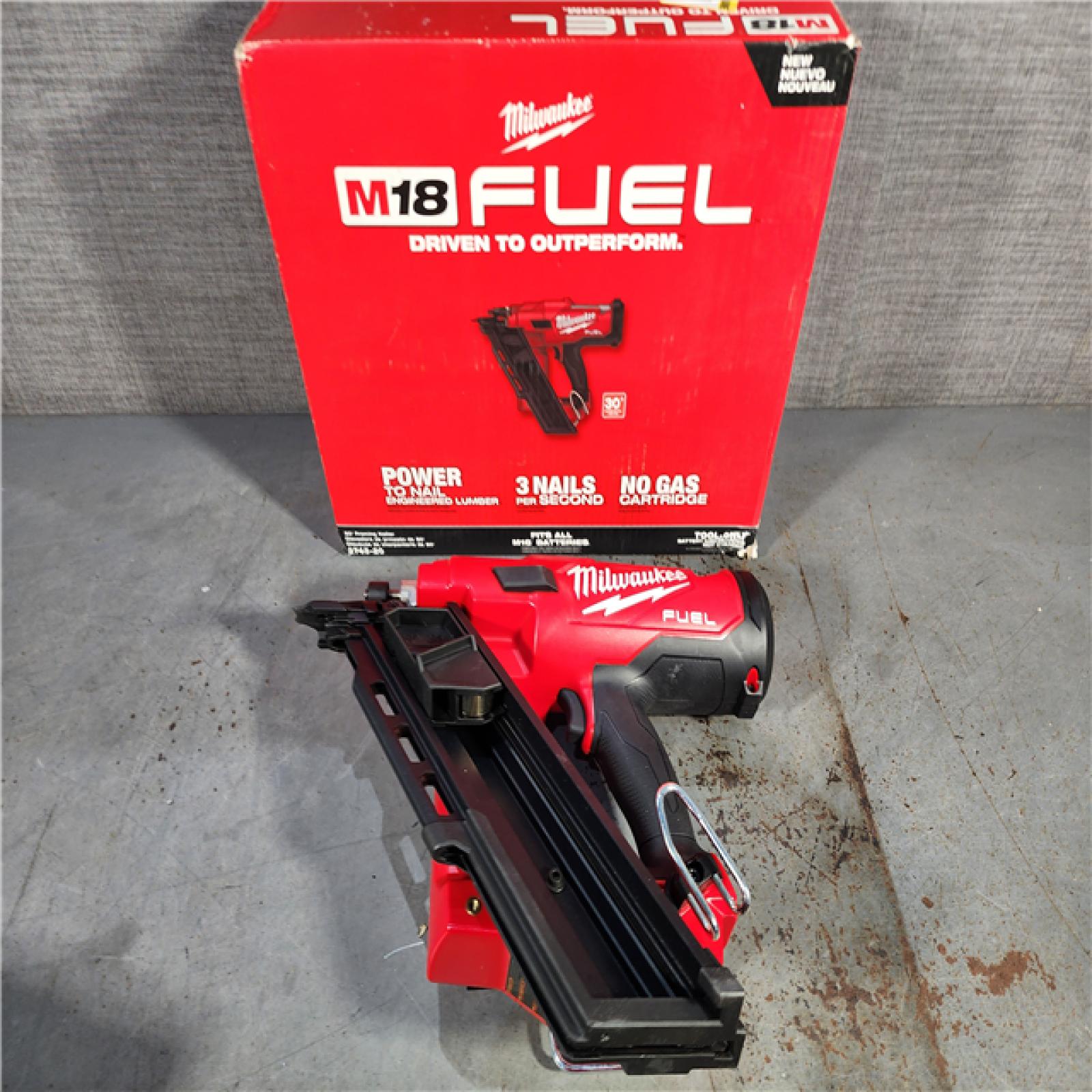 HOUSTON LOCATION - AS-IS M18 FUEL 3-1/2 in. 18-Volt 30-Degree Lithium-Ion Brushless Cordless Framing Nailer (Tool-Only)