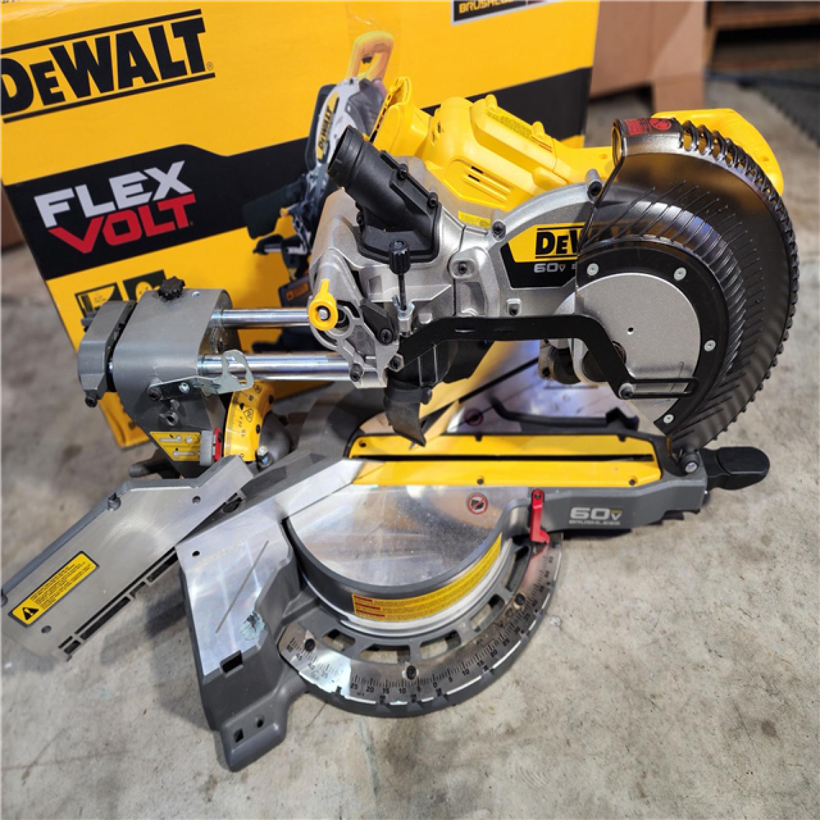 HOUSTON LOCATION - AS-IS 60V Lithium-Ion 12 in. Cordless Sliding Miter Saw (Tool Only)