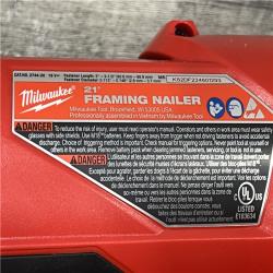 AS-IS Milwaukee 2744-20 M18 FUEL 21-Degree Cordless Framing Nailer (Tool Only)