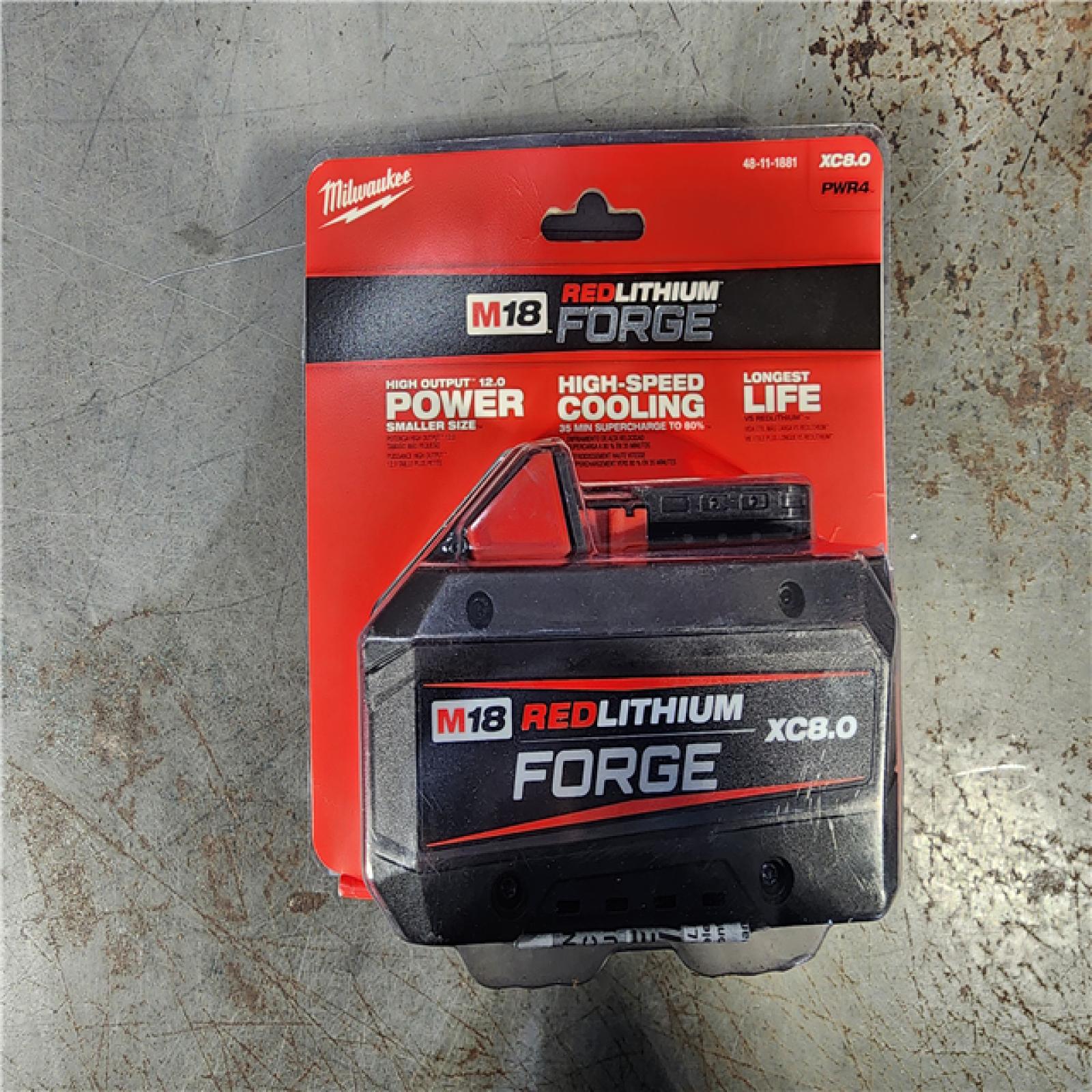 HOUSTON LOCATION - AS-IS (NEW) MILWAUKEE FORGE BATTERY PACK QTY - 5