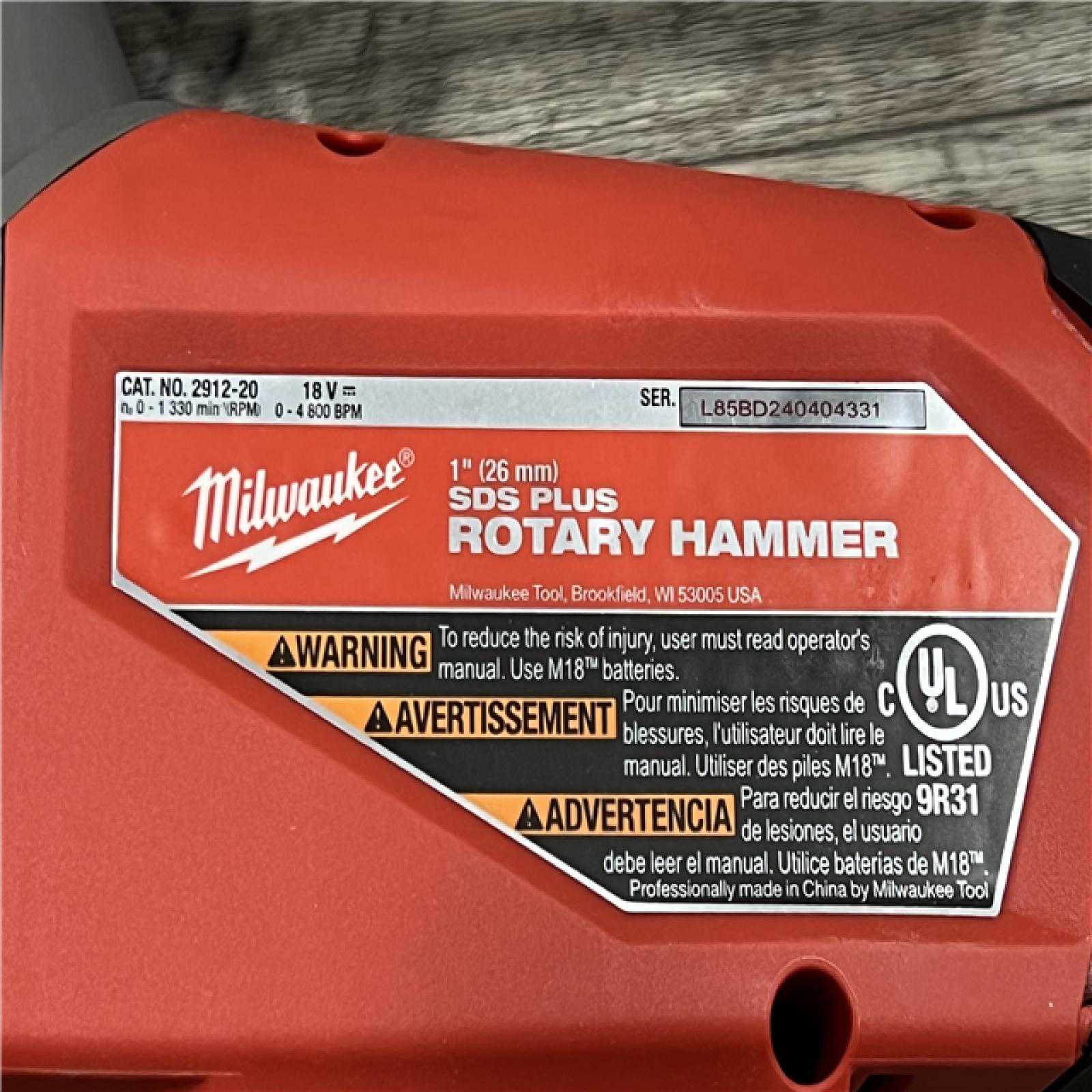 AS-IS Milwaukee M18 FUEL 1 SDS Plus Rotary Hammer