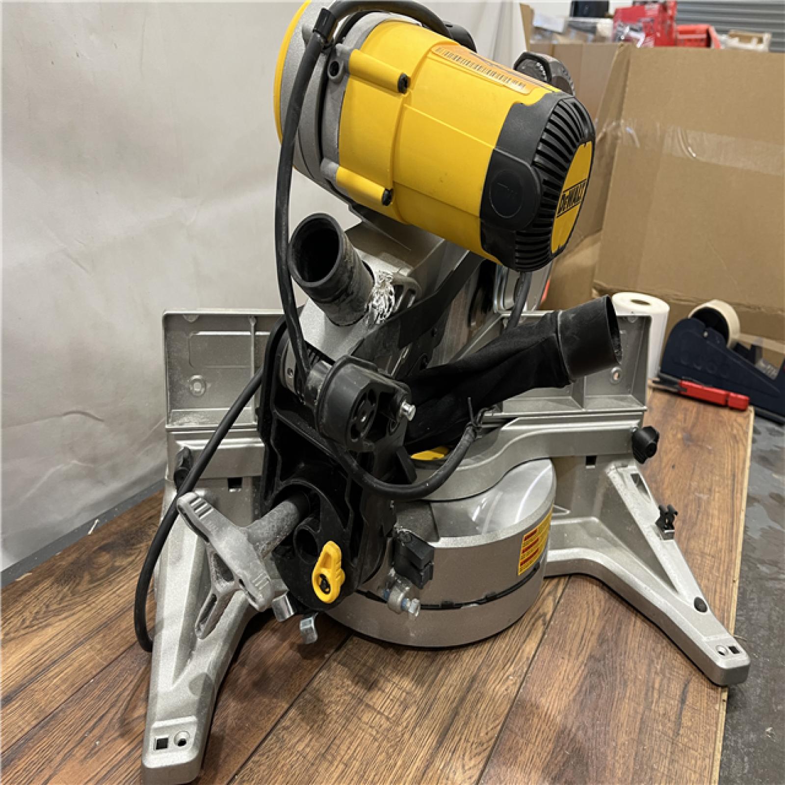 AS-IS DeWalt DCS781 54v XR FLEXVOLT Cordless Sliding Mitre Saw 305mm No Batteries No Charger No Case