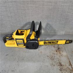 HOUSTON LOCATION - AS-IS DEWALT  FLEXVOLT 60V MAX 16in. Brushless Cordless Battery Powered Chainsaw Kit with (1) FLEXVOLT 2 Ah Battery & Charger