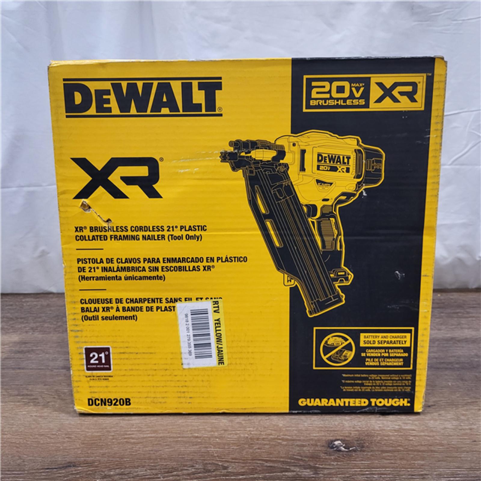 AS-IS 20-Volt 21Â° Cordless Framing Nailer (Tool-Only)