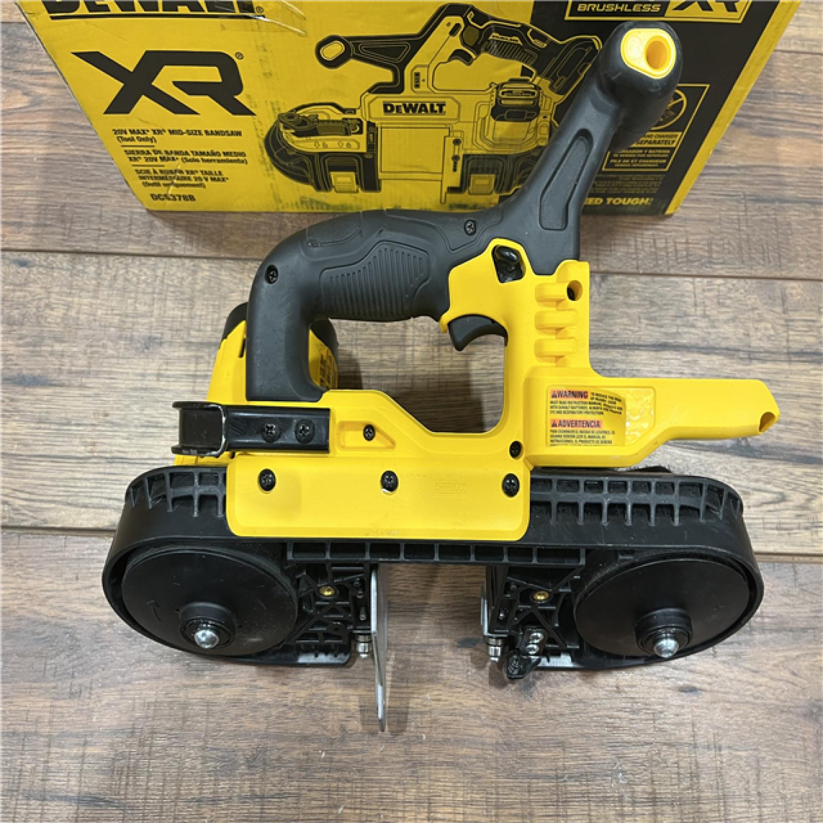 AS-IS DEWALT 20-Volt MAX 3-3/8 in. Cordless Brushless Bandsaw (Tool-Only)