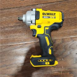 AS-IS DEWALT 20-Volt MAX XR Cordless 1/2 in. Impact Wrench (Tool-Only) (DCF891B)