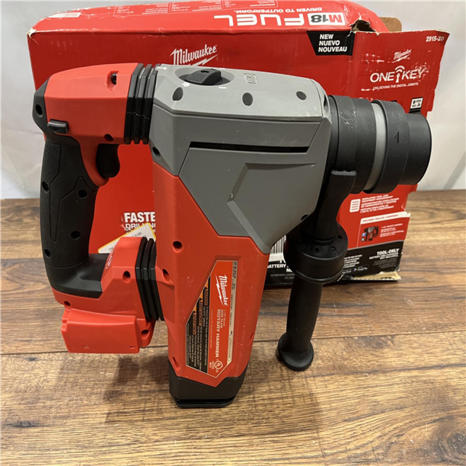 AS IS Milwaukee 2915-20 M18 FUEL 18-Volt Lithium-Ion Brushless Cordless SDS-Plus 1-1/8 in. Rotary Hammer Drill (Tool-Only)