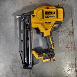 HOUSTON LOCATION - AS-IS DEWALT 20V MAX XR 16-Gauge Lithium-Ion Cordless Finish Nailer (Tool Only)