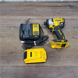 AS-IS DEWALT ATOMIC 20V MAX* Brushless Cordless Compact 1/4 in. Impact Driver Kit