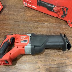 AS-ISMilwaukee  M18 SAWZALL Lithium-Ion Cordless Reciprocating Saw (Tool Only)