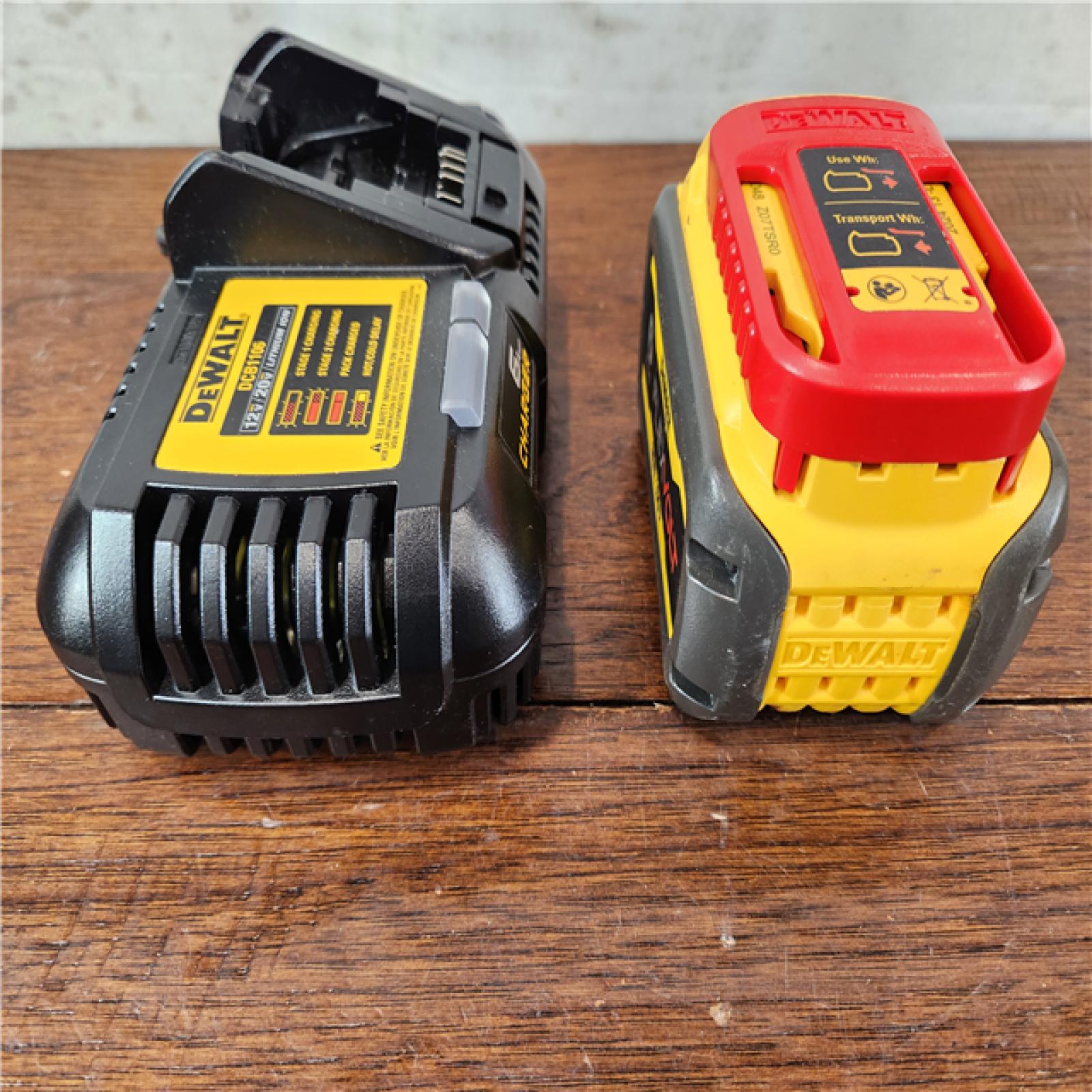 AS-IS DeWalt FLEXVOLT 20V/60V MAX Lithium-Ion Battery and Charger Starter Kit