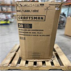 DALLAS LOCATION - AS-IS CRAFTSMAN 30-Gallon Portable Electric 175 PSI Vertical Air Compressor