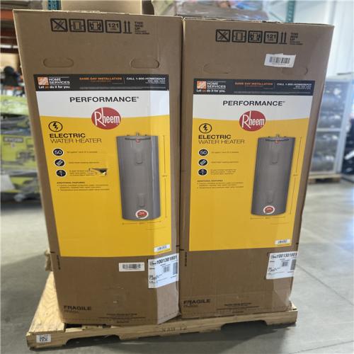 DALLAS LOCATION - Rheem Performance MIXED Water Heater PALLET -(4 UNITS)