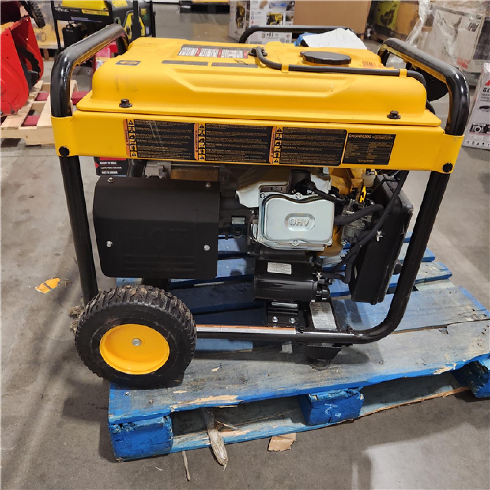 Dallas Location - As-Is Dewalt DXGNR6500 6500 Watt 389cc Portable Gas Generator