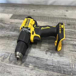 AS-IS DEWALT ATOMIC 20-Volt Lithium-Ion Cordless 1/2 in. Compact Hammer Drill with 3.0Ah Battery, Charger and Bag