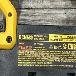 AS-IS DEWALT 20V MAX XR 18 Gauge Brad Nailer Kit