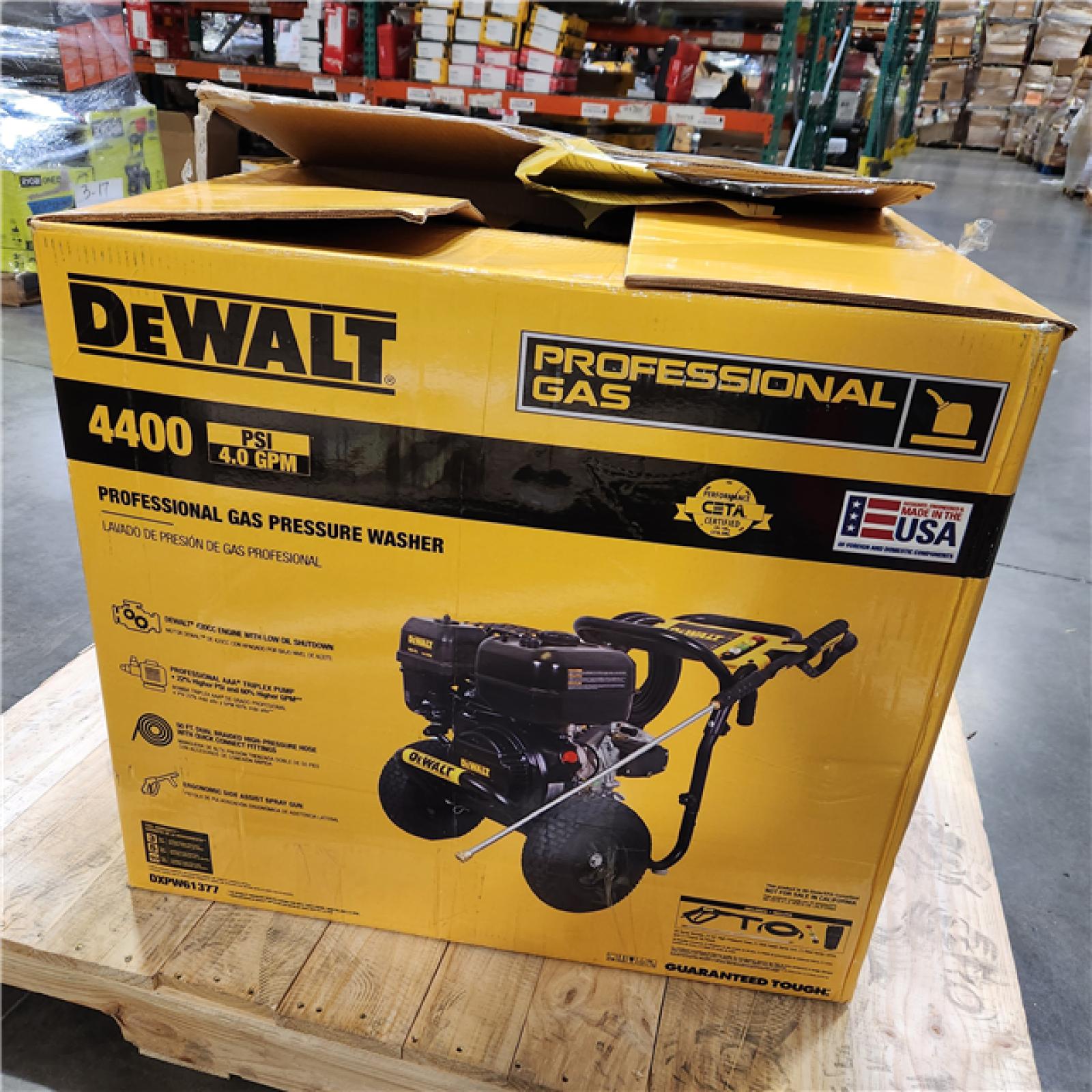 Dallas Location - As-Is DXPW61377 Dewalt 4400 PSI Pressure Washer