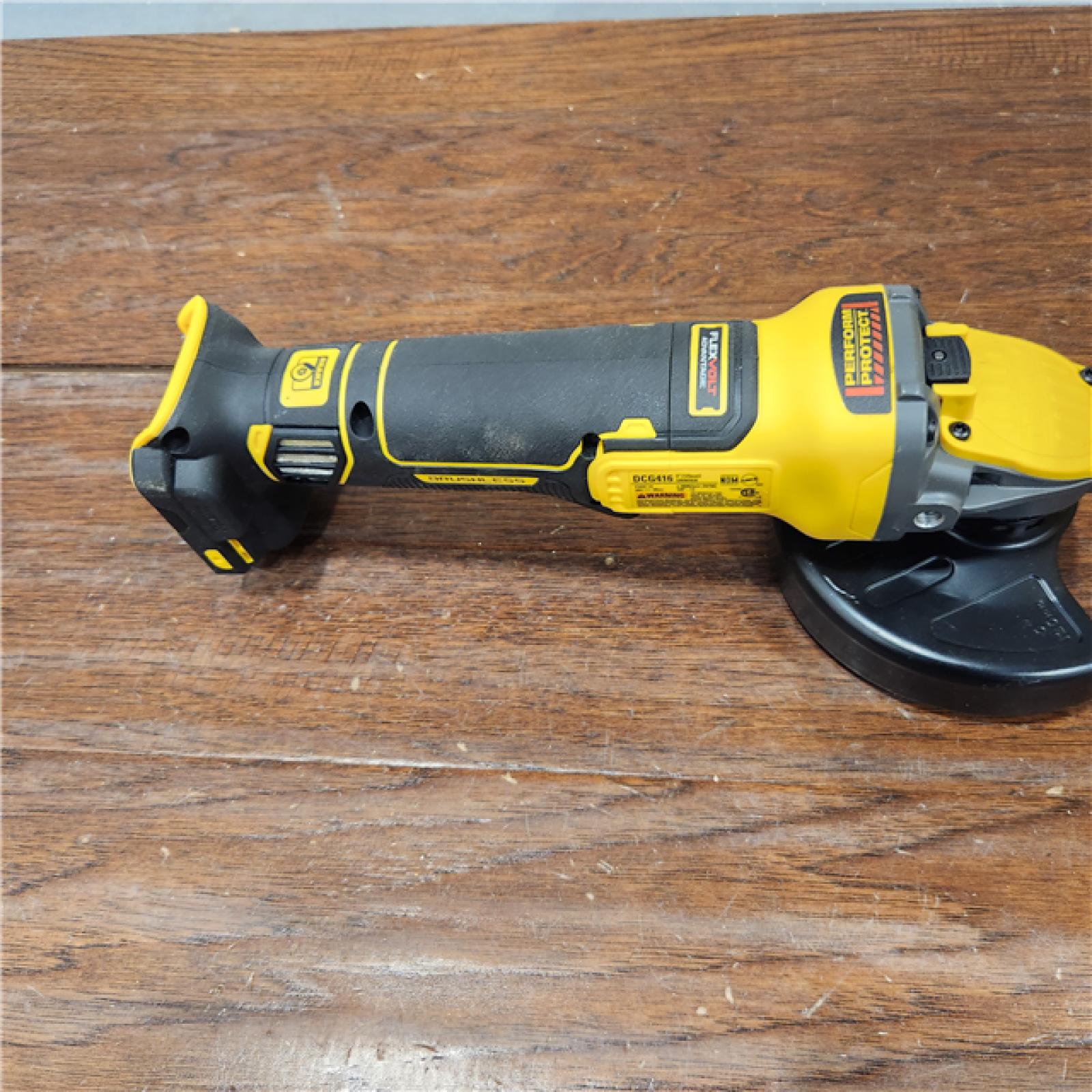 AS-IS 20V MAX Cordless Brushless 4.5 - 5 in. Paddle Switch Angle Grinder with FLEXVOLT ADVANTAGE (Tool Only)