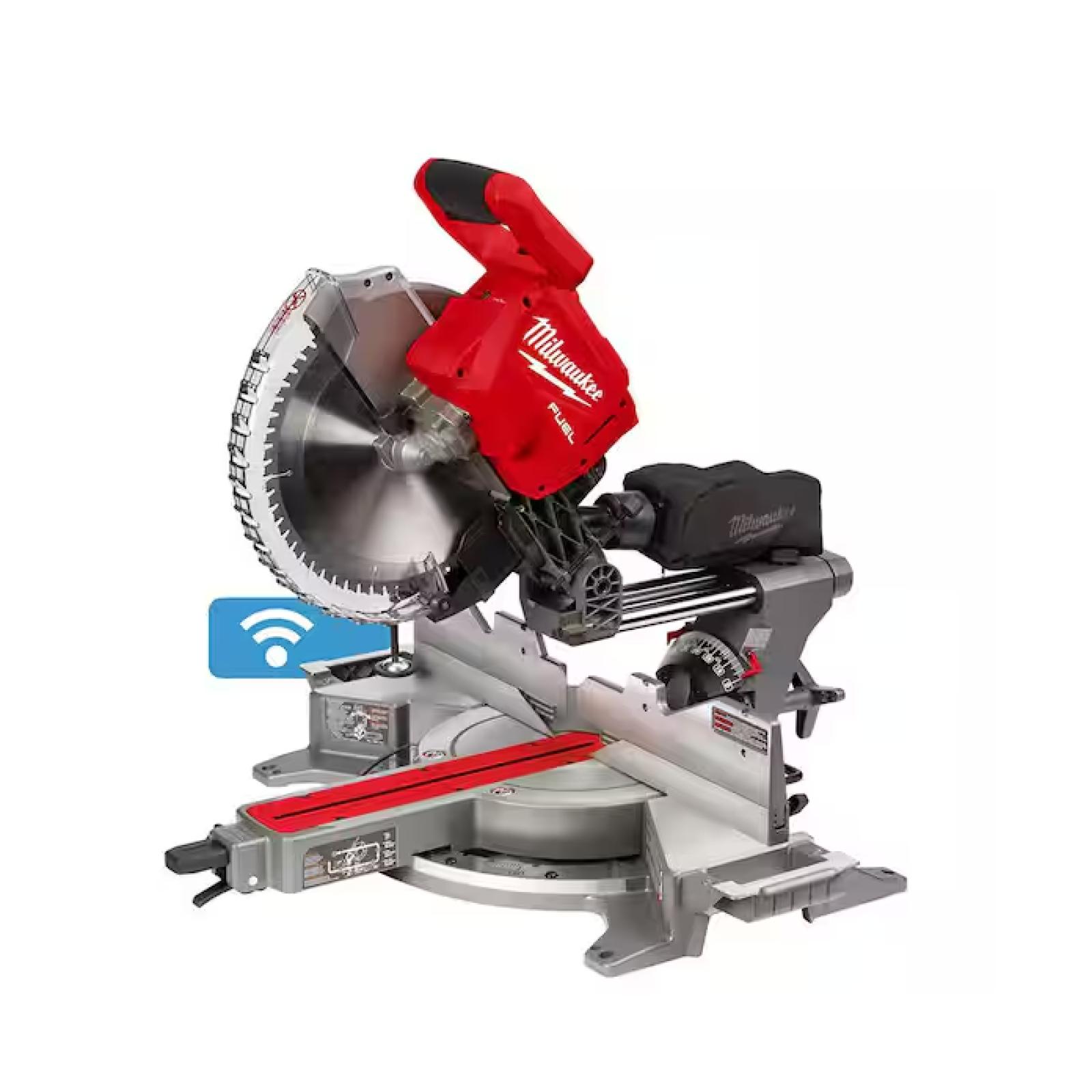 NEW! -Milwaukee M18 FUEL 18V Lithium-Ion Brushless Cordless 12 in. Dual Bevel Sliding Compound Miter Saw (Tool-Only)