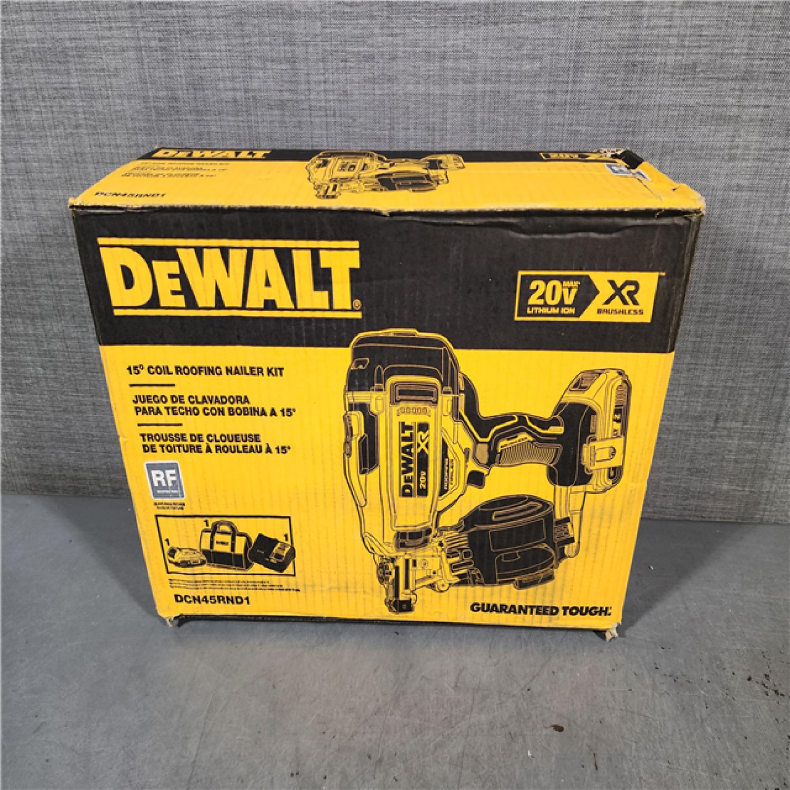 HOUSTON LOCATION - AS-IS DEWALT 2007898 Roofing Nailer Cordless