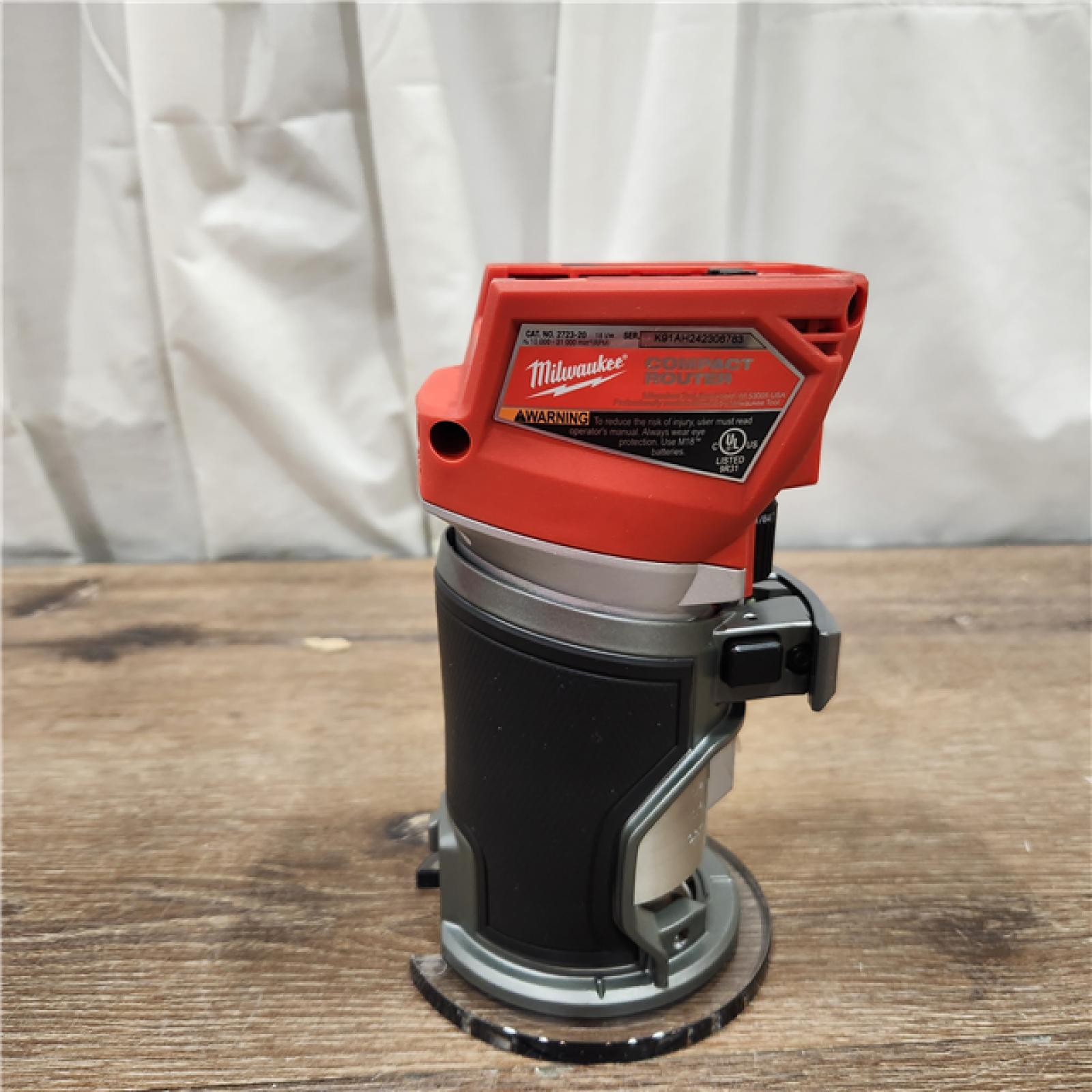 AS-IS Milwaukee M18 FUEL Compact Router Bare