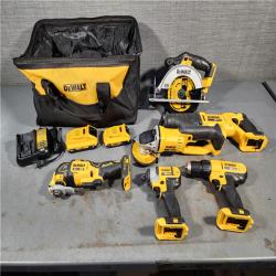 HOUSTON LOCATION - AS-IS DEWALT 6 TOOL COMBO KIT