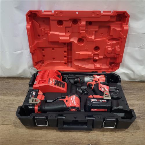 AS-IS M18 FUEL 18V Lithium-Ion Brushless Cordless Hammer Drill and Impact Driver Combo Kit (2-Tool) with 2 Batteries