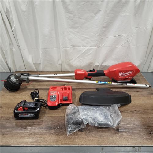 AS-IS M18 FUEL 18V Lithium-Ion Brushless Cordless String Trimmer with QUIK-LOK Attachment Capability and 8.0 Ah Battery