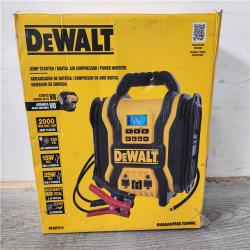 Phoenix Location DEWALT Portable Power 2000 Peak Amp Jump Starter w/Digital Compressor