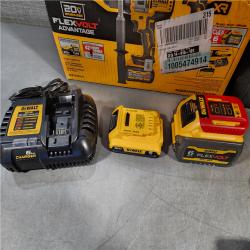 HOUSTON LOCATION - AS-IS DEWALT 20V MAX Cordless Brushless Hammer Drill/Driver 2 Tool Combo Kit with FLEXVOLT ADVANTAGE