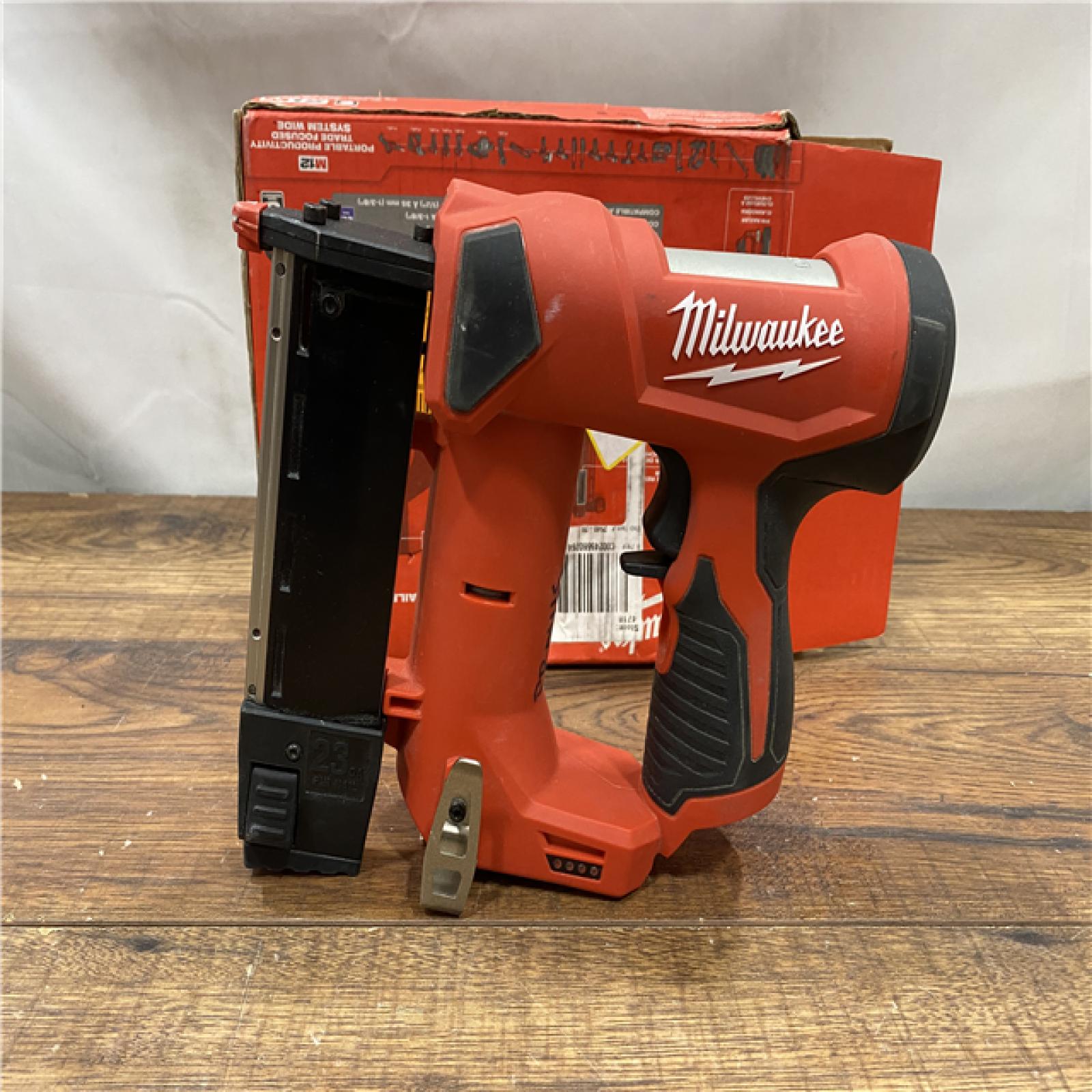 AS IS Milwaukee 2540-20 12V 23 Gauge Cordless Pin Nailer (Tool Only)