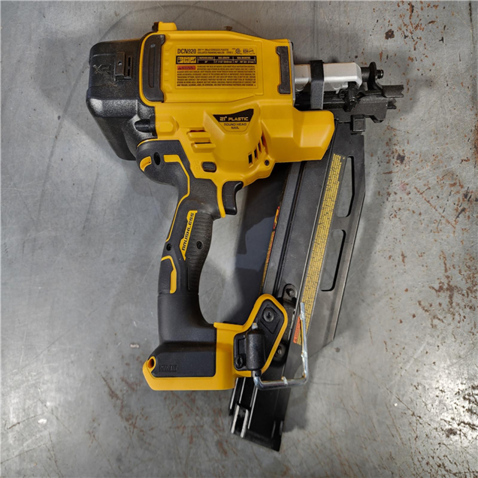 HOUSTON LOCATION - AS-IS DEWALT 20-Volt 21Â° Cordless Framing Nailer (Tool-Only)