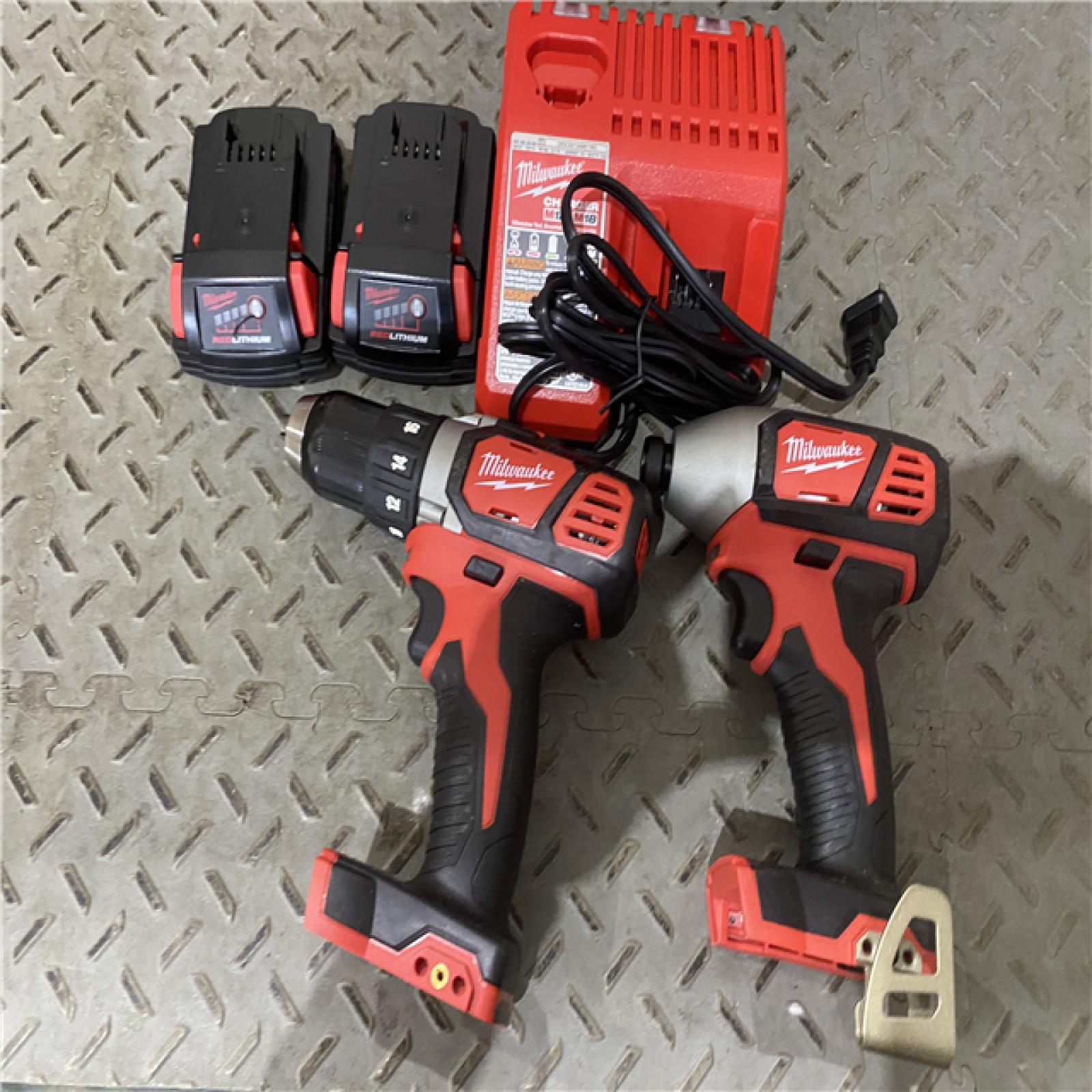 Houston location AS-IS Milwaukee Electric Tools 2691-22 MILWAUKEE M18 COMBO KITS LIKE NEW