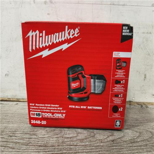 Phoenix Location NEW Milwaukee M18 18V Lithium-Ion Cordless 5 in. Random Orbit Sander (Tool-Only)