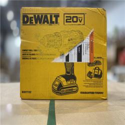 NEW! - DEWALT 20V MAX Cordless 1/2 in. Drill/Driver, (2) 20V 1.3Ah Batteries, Charger and Bag