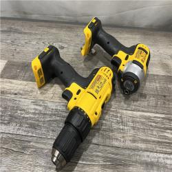 AS-IS DeWALTA® 20V MAX Cordless Drill Driver/Impact Driver Combo Kit 1.3 Ah Lithium Ion