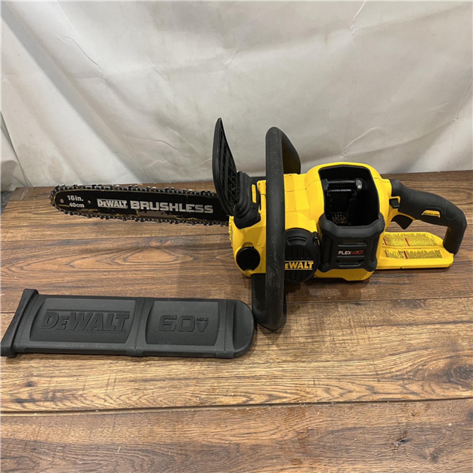 AS IS DEWALT DCCS672B FLEXVOLT 60V MAX Brushless Cordless 18 Chainsaw (Tool Only)