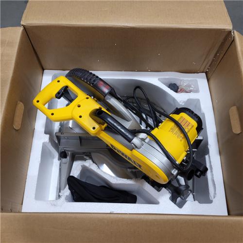 AS-IS DeWalt 15 Amp Corded 12 in. Compound Double Bevel Miter Saw