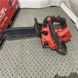 Houston location AS-IS Milwaukee Tool 2826-20T M18 FUEL 14  Top Handle 18-Volt Lithium-Ion Brushless Electric Cordless Chainsaw (Tool-Only)