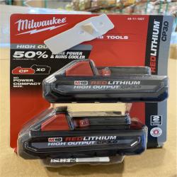 NEW! - Milwaukee M18 18V Lithium-Ion HIGH OUTPUT CP 3.0Ah Battery Pack (2-Pack)