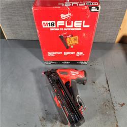 HOUSTON LOCATION - AS-IS Milwaukee 2839-20 M18 FUEL 15 Ga. 18 Volt Brushless Angled Finish Nailer (TOOL ONLY)